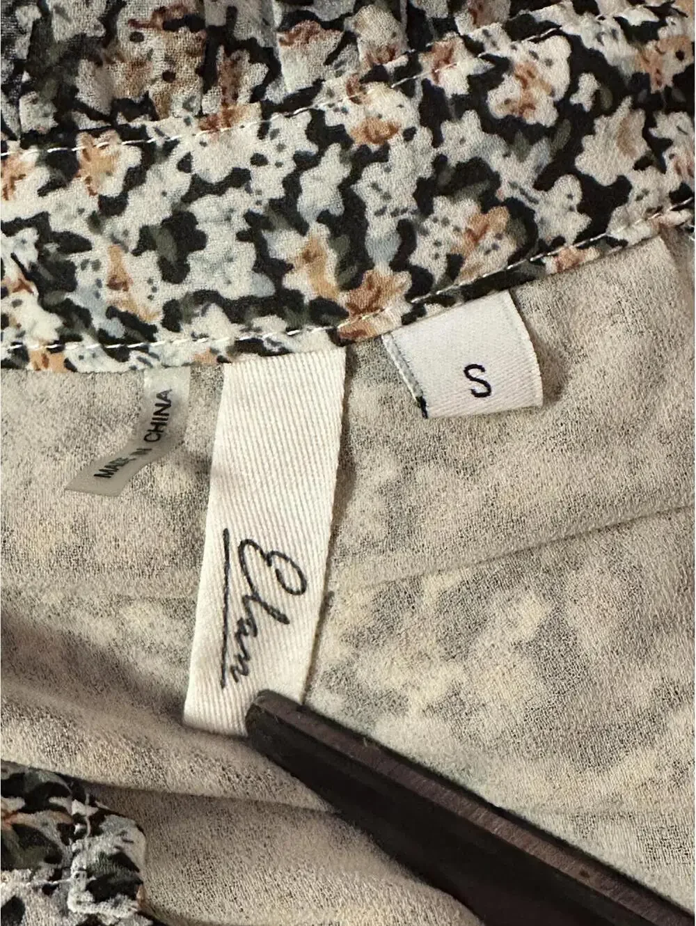 Elan Long Sleeve Floral Dress Size Small - Picture 4 of 4